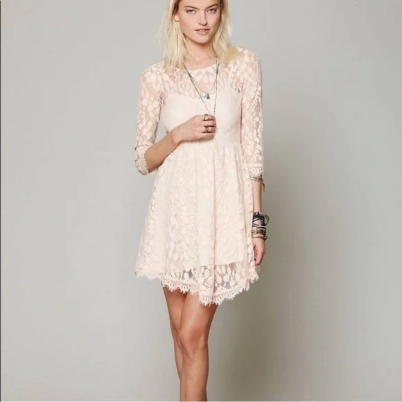 Free People | Dresses | Free People Floral White Lace Dress Size 6 | Poshmark Free People | Dresses | Free People Floral White Lace Dress Size 6 | Poshmark